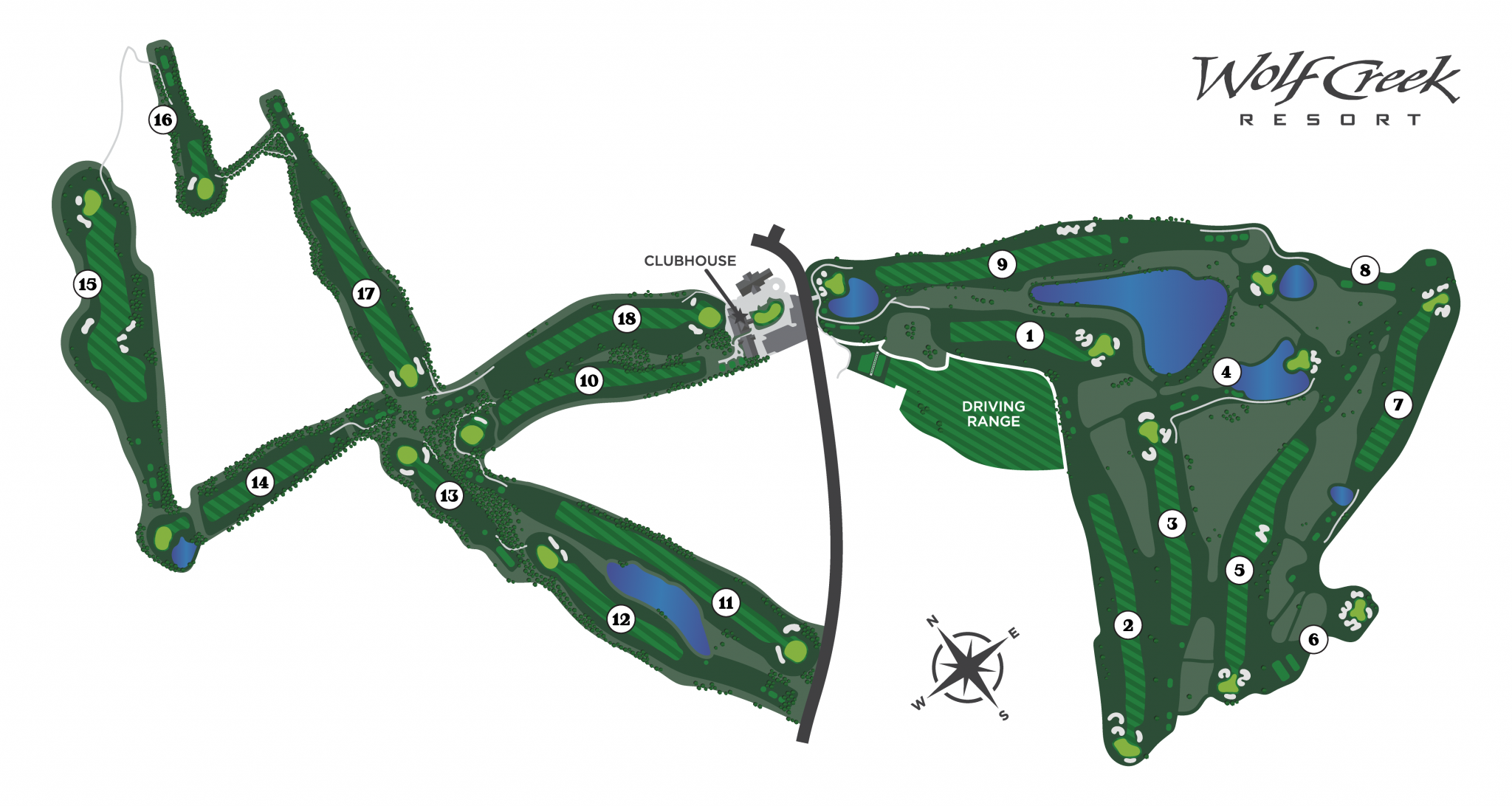 Course Layout Discover Wolf Creek Resort, Eden UT Wolf Creek Resort