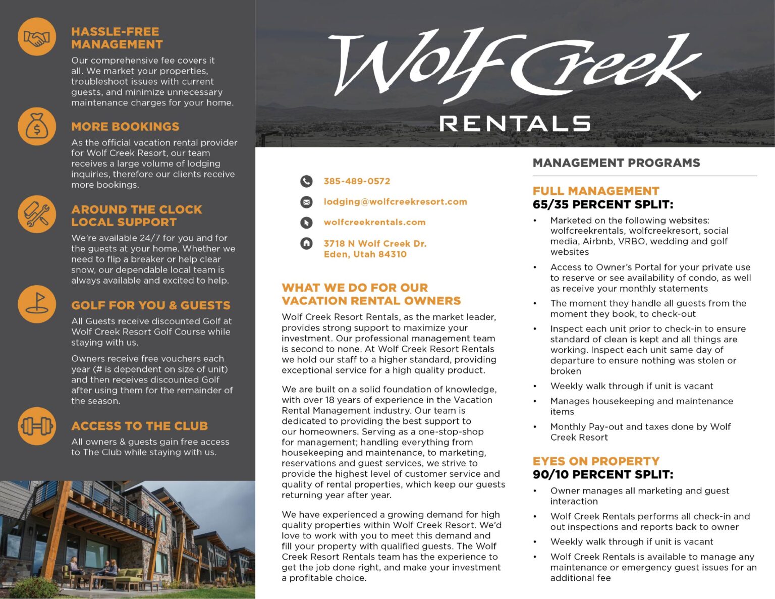 Property Management – Discover Wolf Creek Resort, Eden UT – Wolf Creek ...